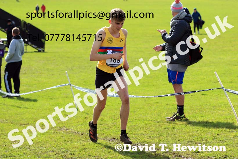Mens Under-20s 2022 CAU Inter Counties Cross Country, Prestwold Hall, Loughborough.  Photo: David T. Hewitson/Sports for All Pics